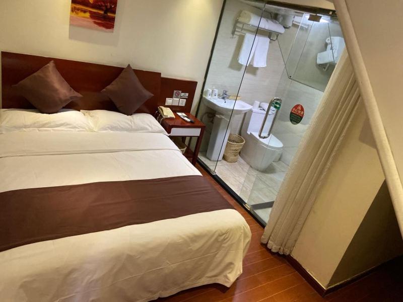 Greentree Inn Shanghai Songjiang University City New Songjiang Road Express Hotel Dış mekan fotoğraf